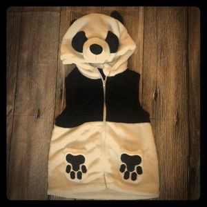 Toddler Panda vest costume